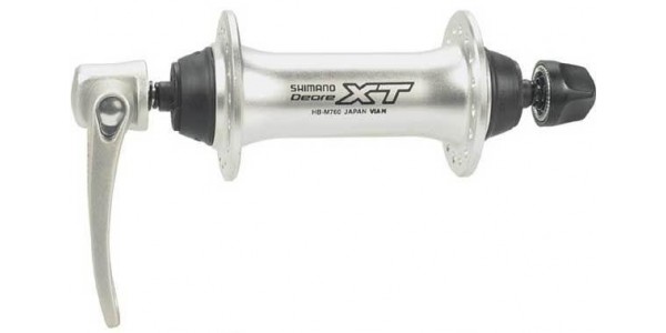 Pesto prednje SHIMANO XT HB-M760 SREBRNO V-brake